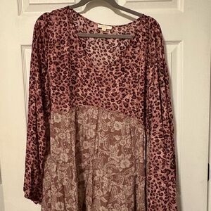 ODDY Leopard Print Top